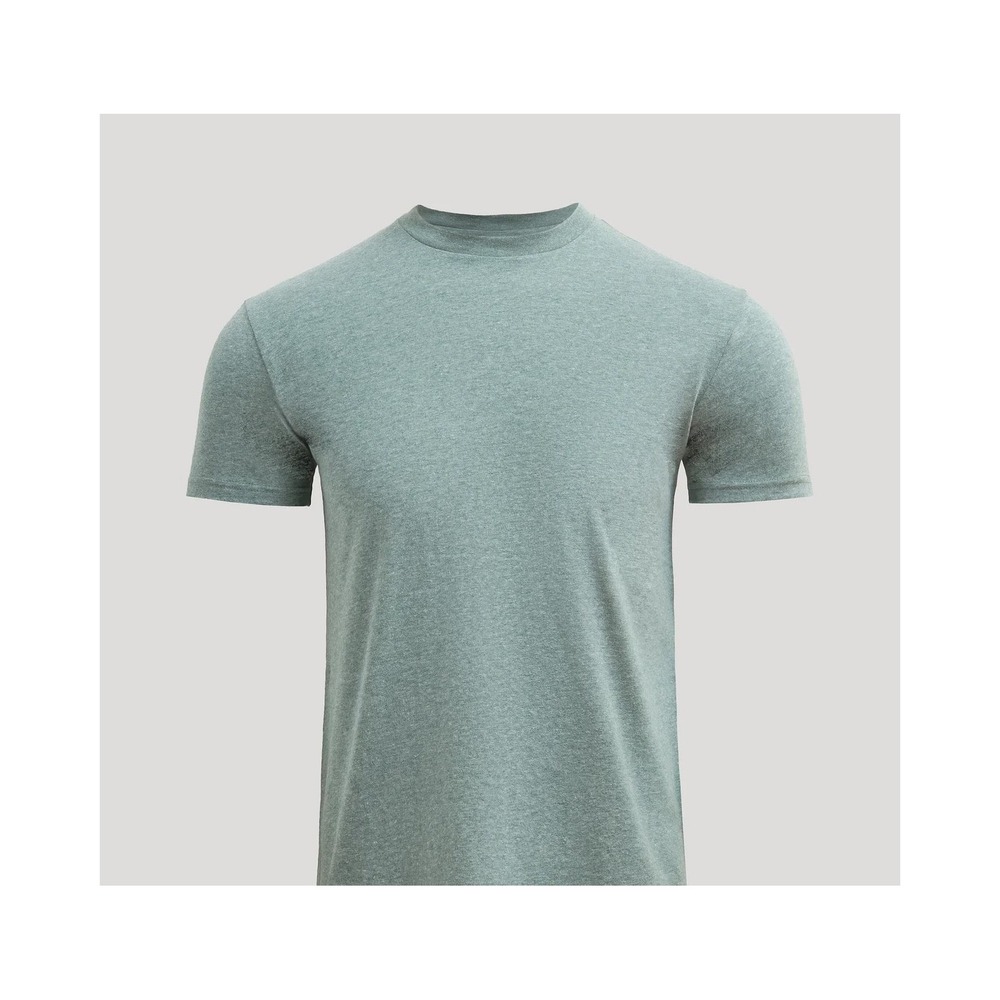 True Classic Mens Heather Balsam Crew Neck Tee Size L
